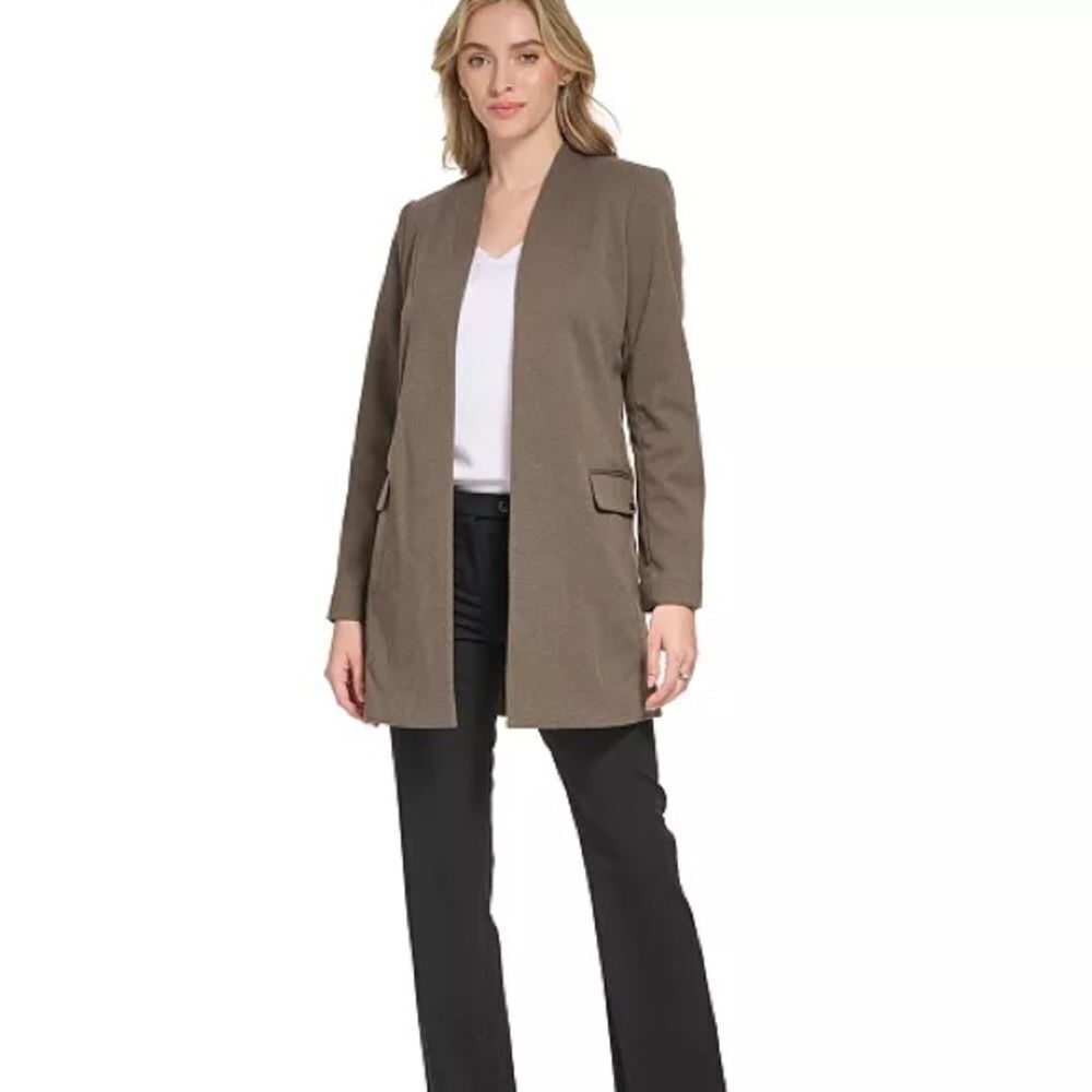 Calvin Klein Parker Twill Open Front Jacket NEW!
Size 16